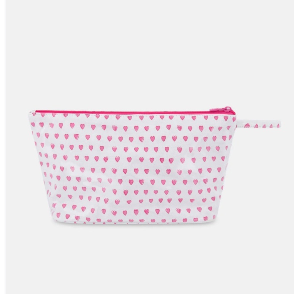 Roller Rabbit Pink Hearts Toiletry Bag